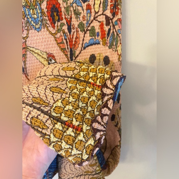 FARM Rio for Anthropologie Peacock Maxi Skirt Floral Bohemian Size Small - Picture 10 of 13